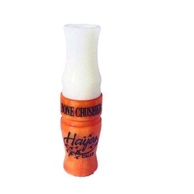 Bone Crusher Goose Call - Orange/Ivory
