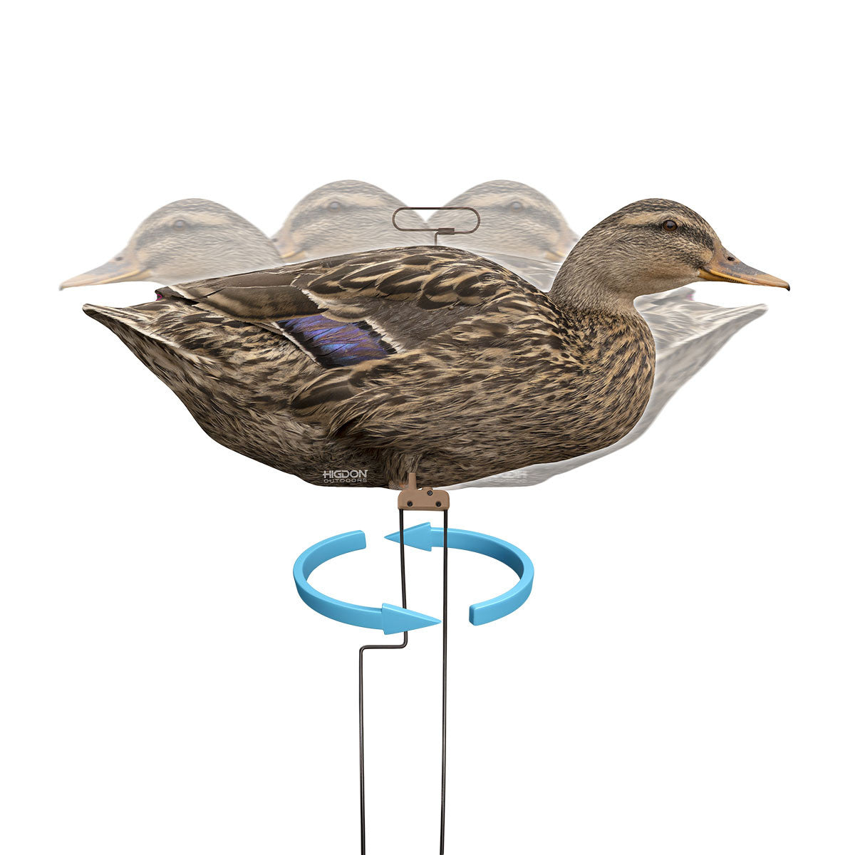 Higdon FLATS Motion Magnum Mallard Silhouette Decoys Image
