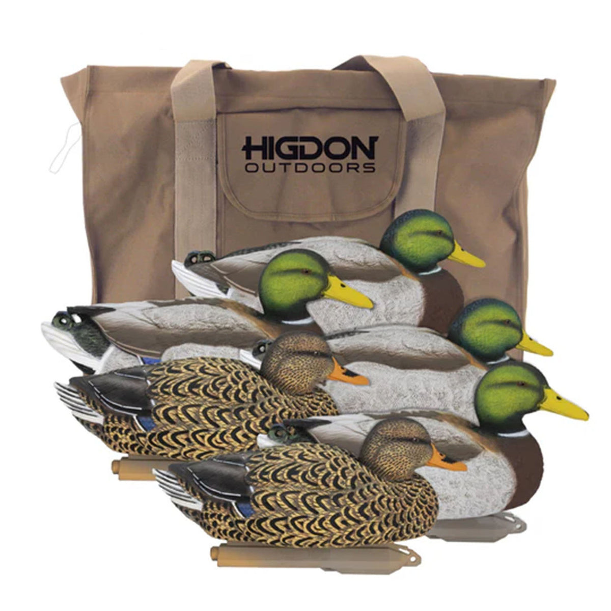 Image of the Higdon Legacy Mag Mallard Foam Filled 6 Pack + 6 Slot Decoy Bag.