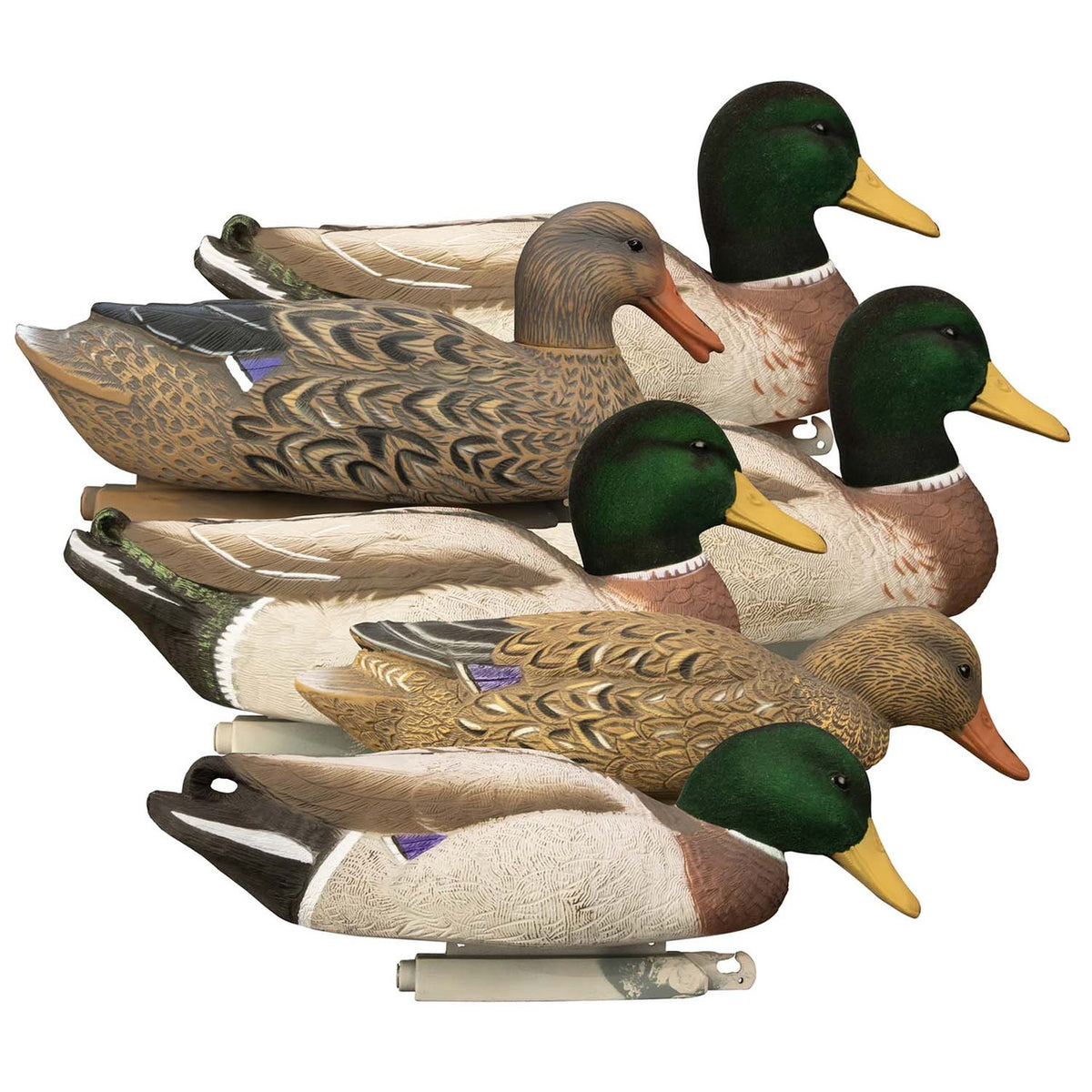 Higdon Magnum Mallard Foam Filled, Flocked Head Decoys - 6 Pack Image