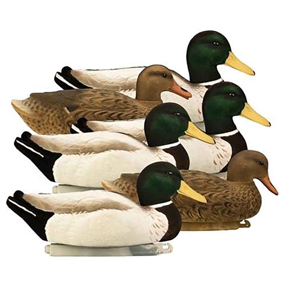Higdon Magnum Mallards Foam-Filled Fully Flocked Decoys 6 Pack Image
