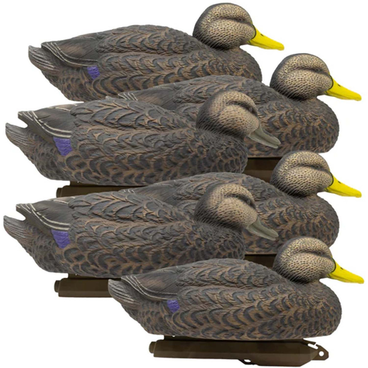 Side image of the Higdon Legacy Magnum Black Duck Foam Filled, 6 Pack.