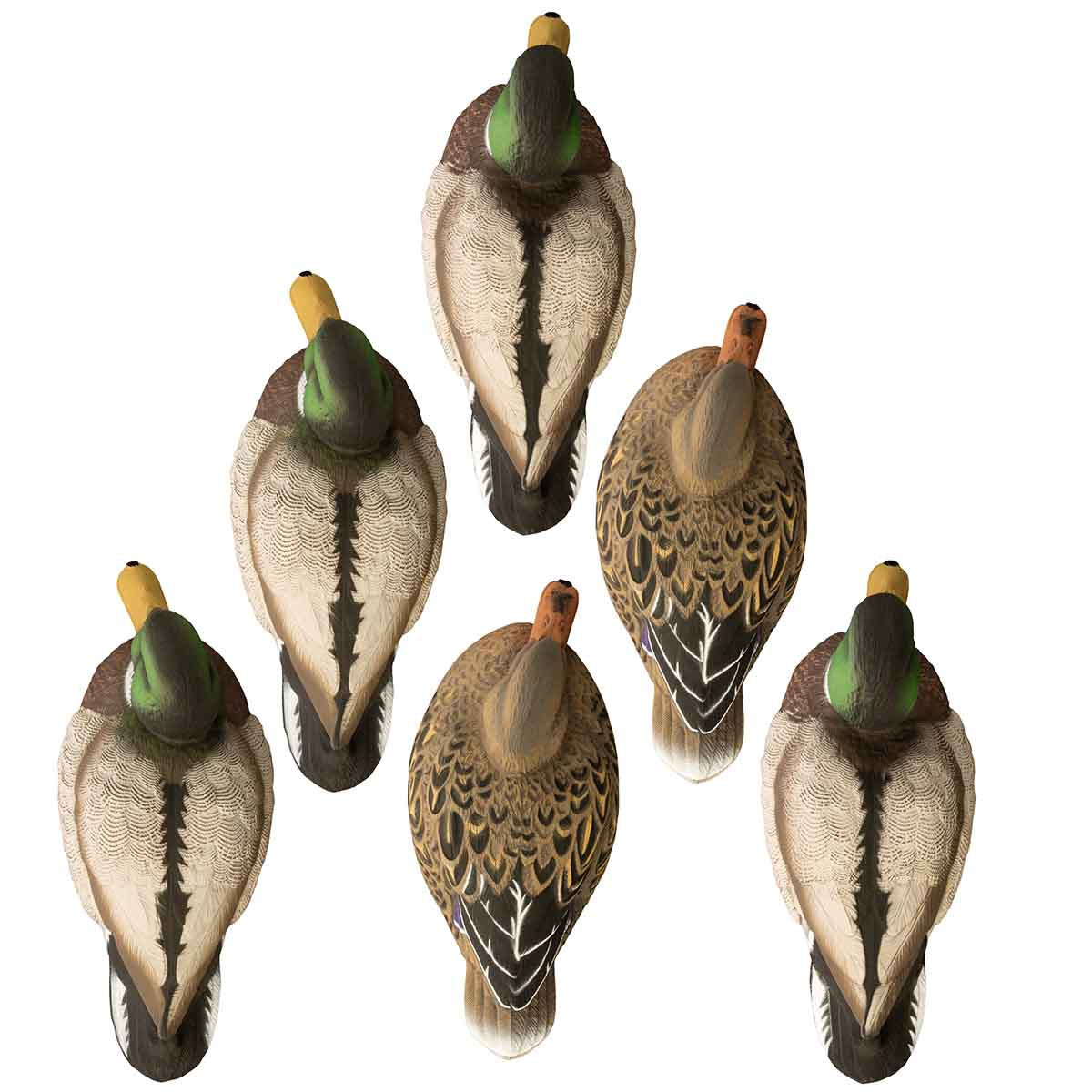 Standard Mallard Duck Decoys, 6 Pack