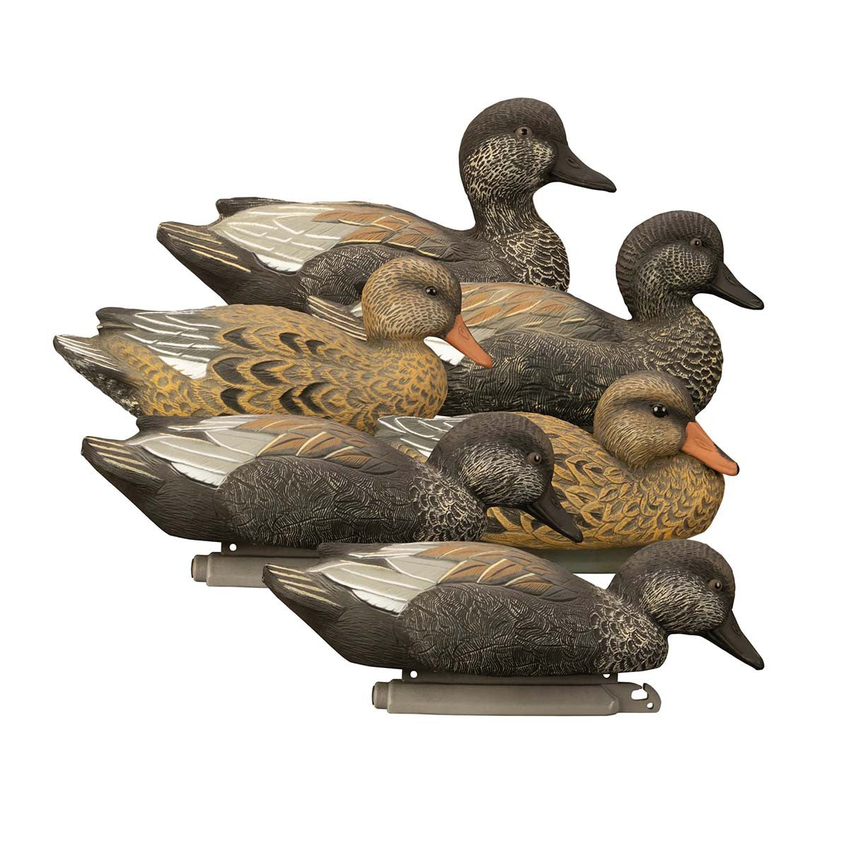 Higdon Standard Gadwall Foam Filled Duck Decoys 6 Pack Image