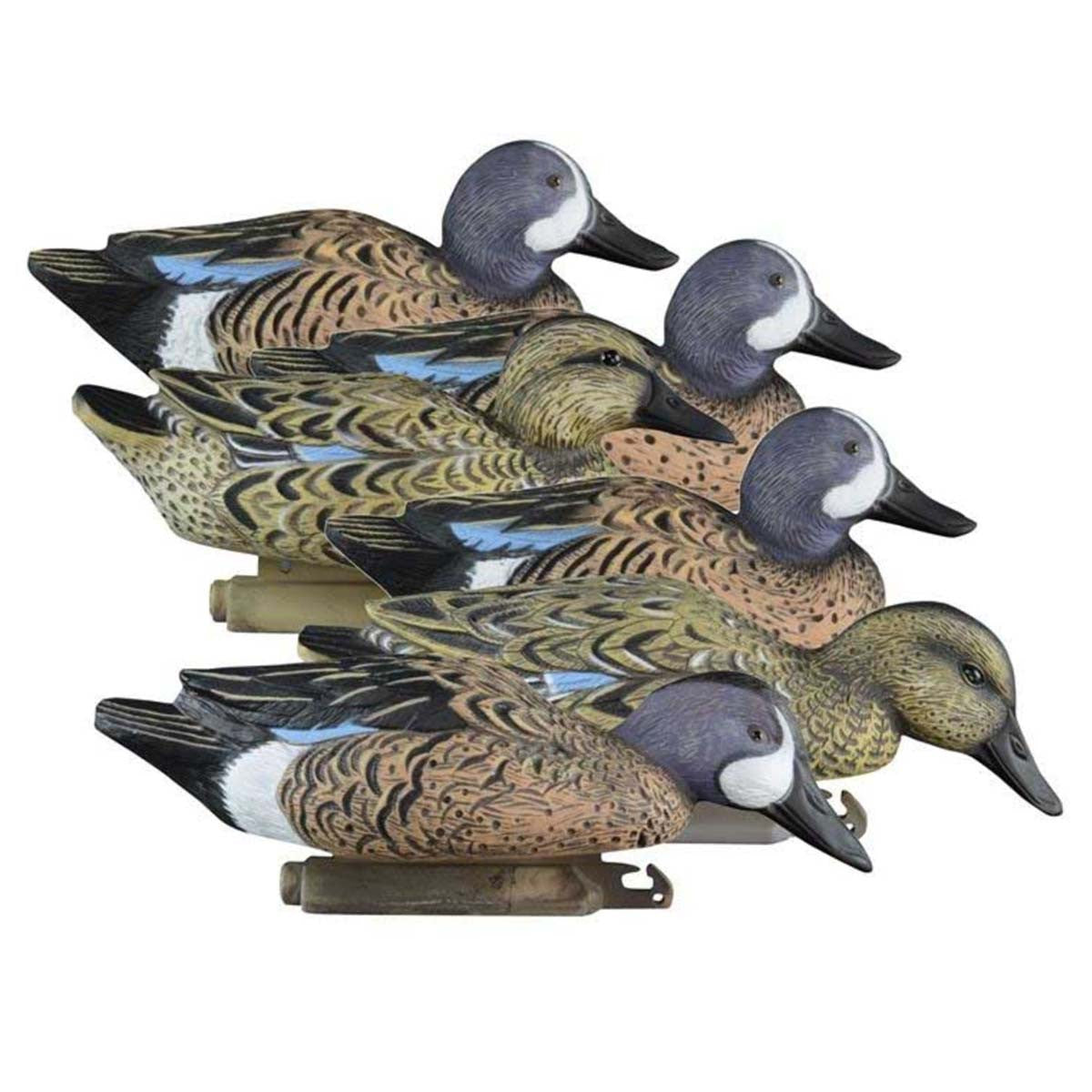 Higdon Foam Filled Standard Blue-Winged Teal Duck Decoy 6 Pack mage