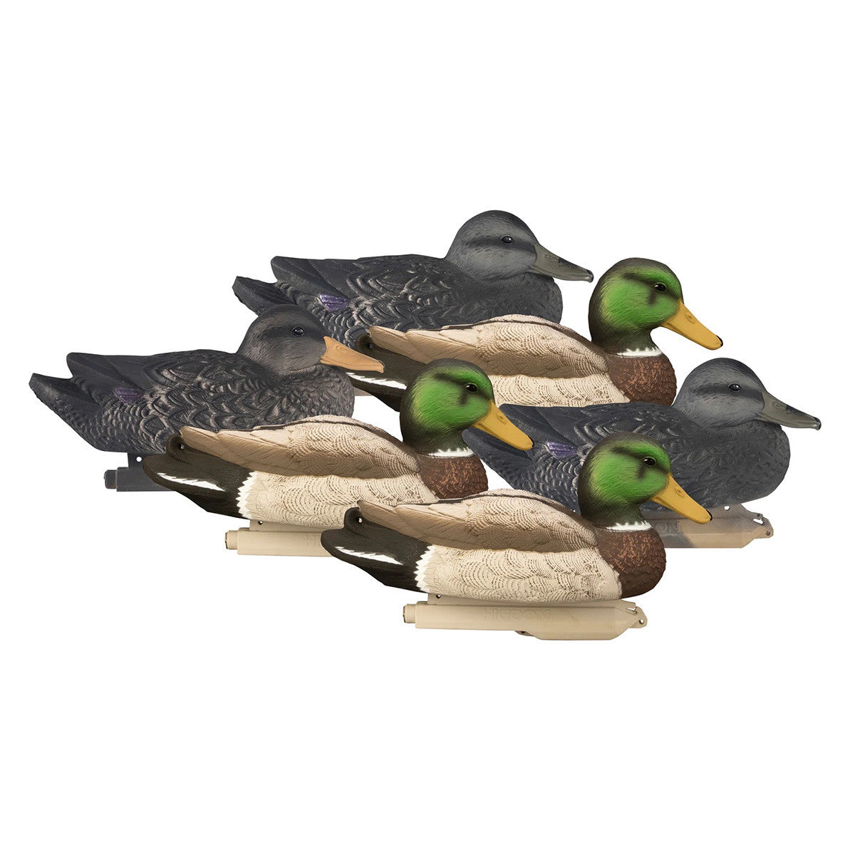 Higdon Standard Size Powers' Pack Foam-Filled Duck Decoys 6 Pack Image