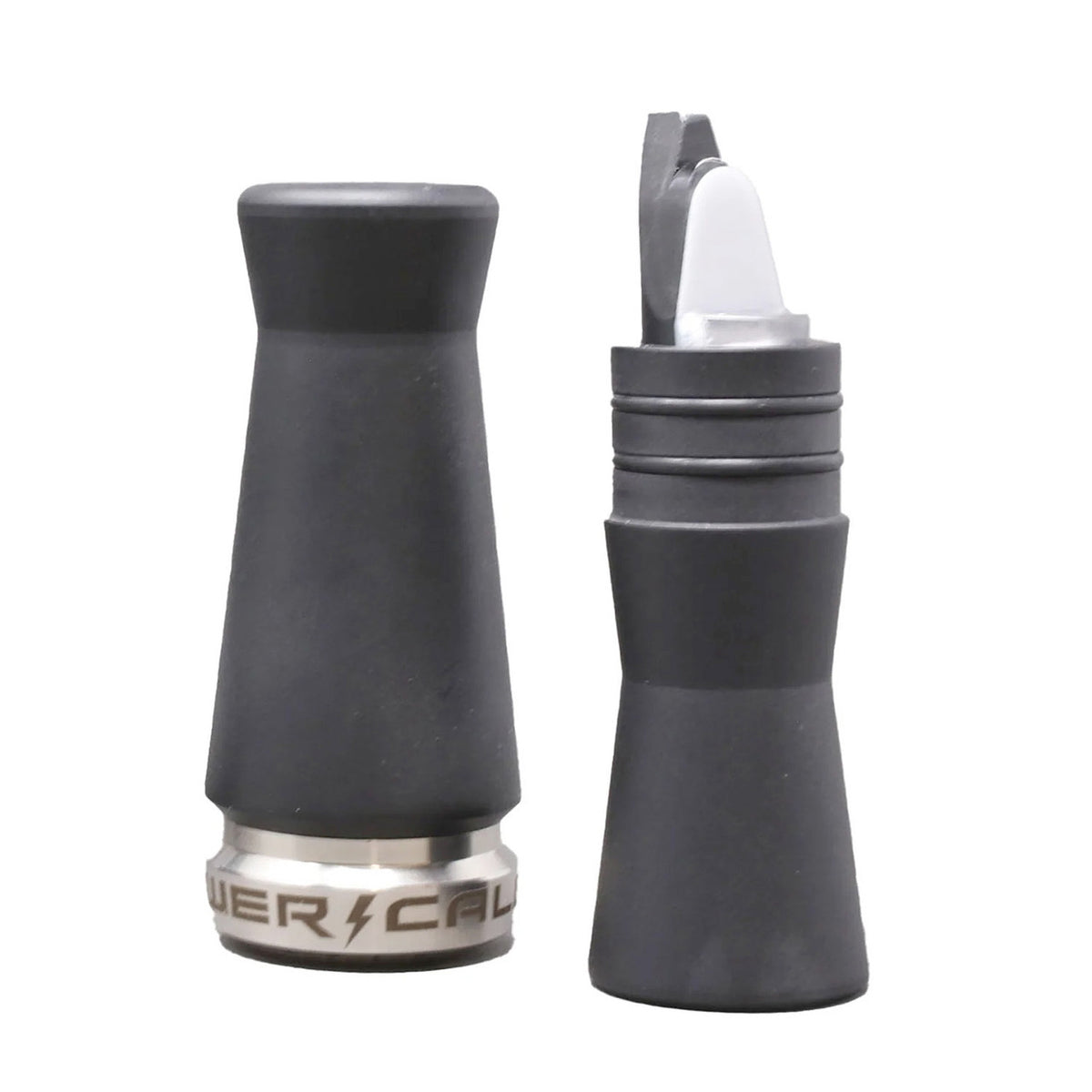 Disassembled Image of the Power Calls Spark Acrylic Specklebelly Goose Call.