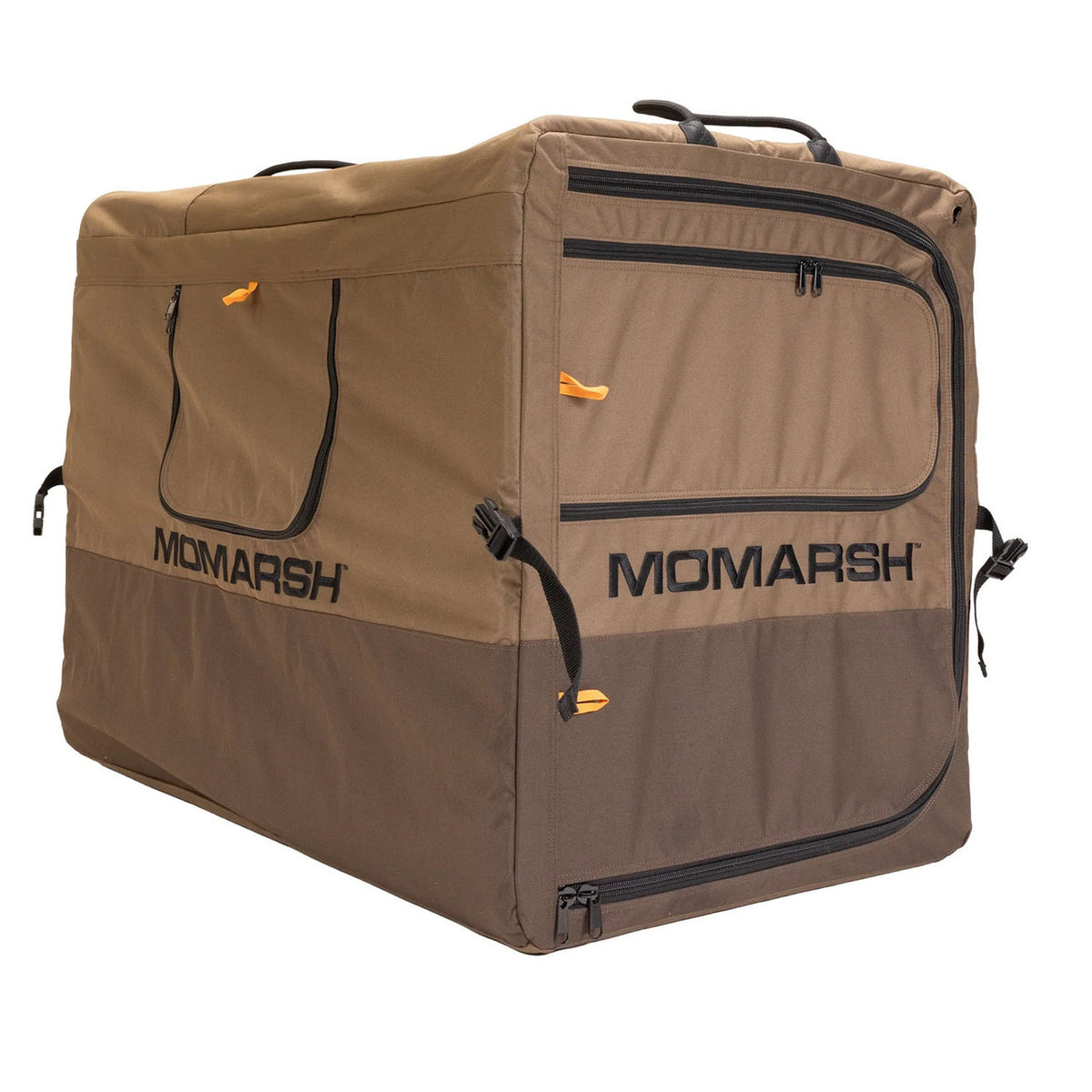 Windows Closed Image of the MOmarsh Quick Crate Collapsible Dog Crate.