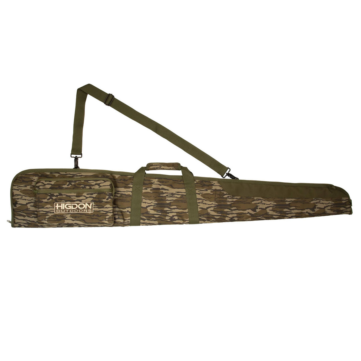 Higdon Outdoors Bottomland Floating Gun Case Front Image with Strap