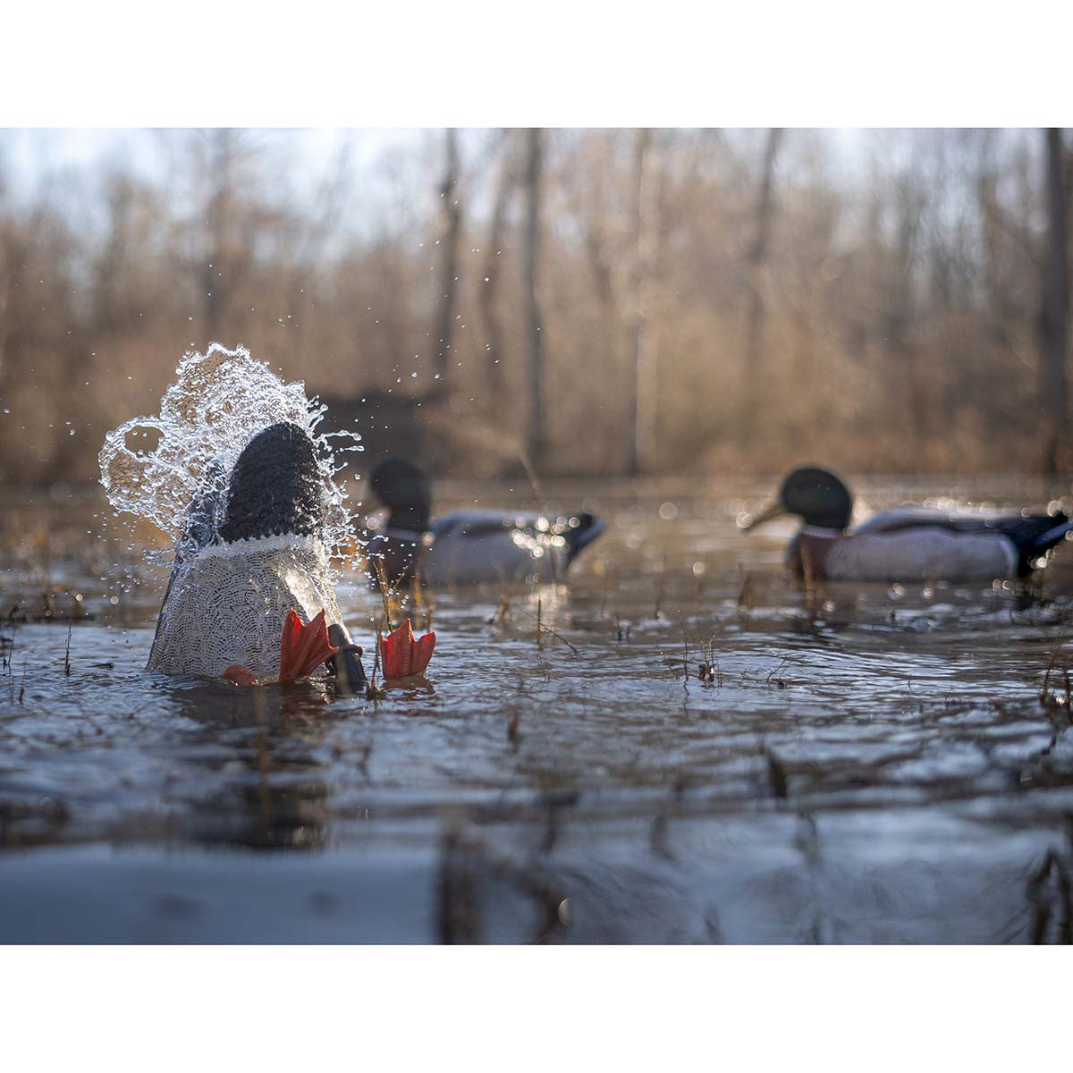 Higdon Outdoors Pulsator PRO Mallard Drake Guide Pack In-the-Field Image