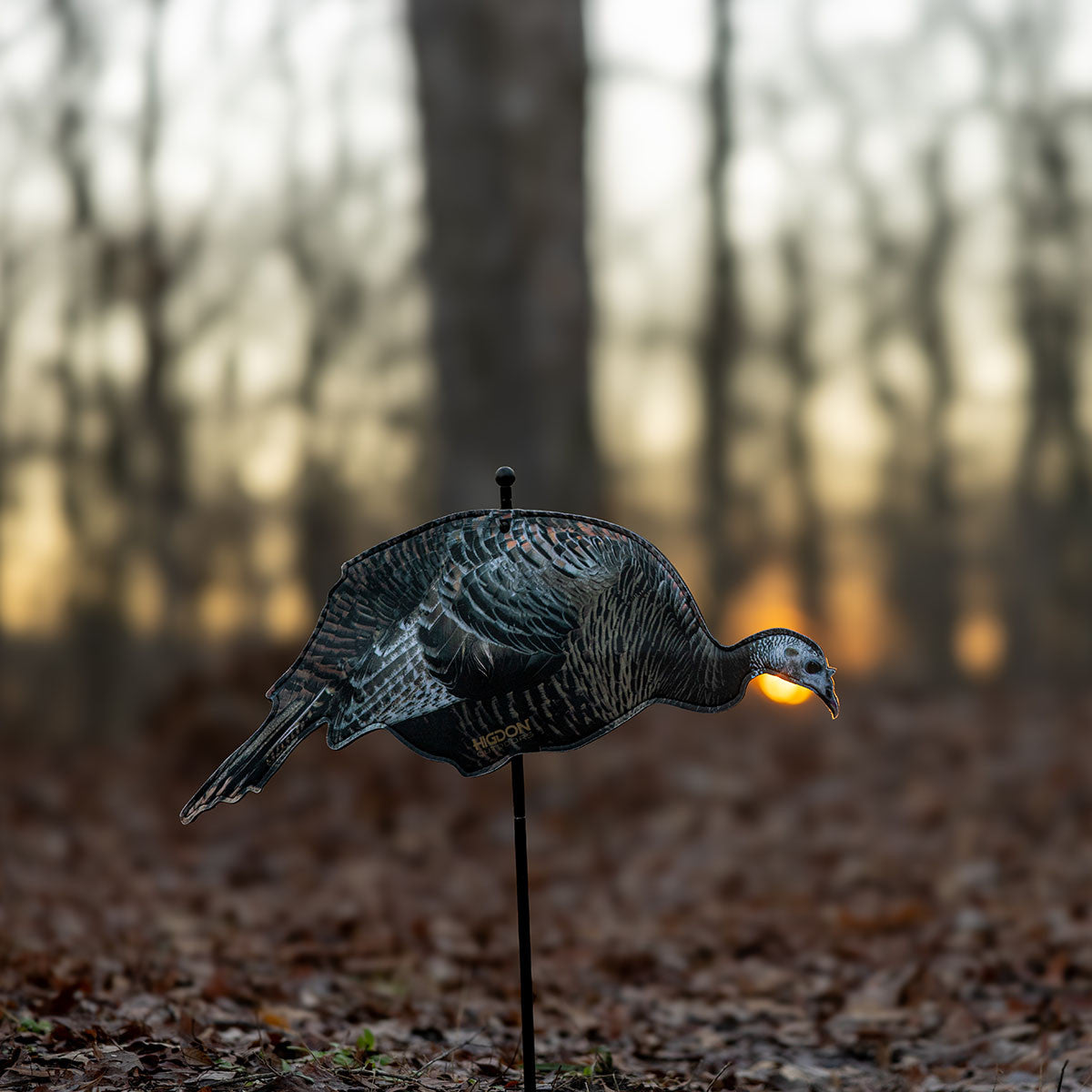 Higdon Outdoors FLEX Feeder Hen Silhouette Turkey Decoy Field Image