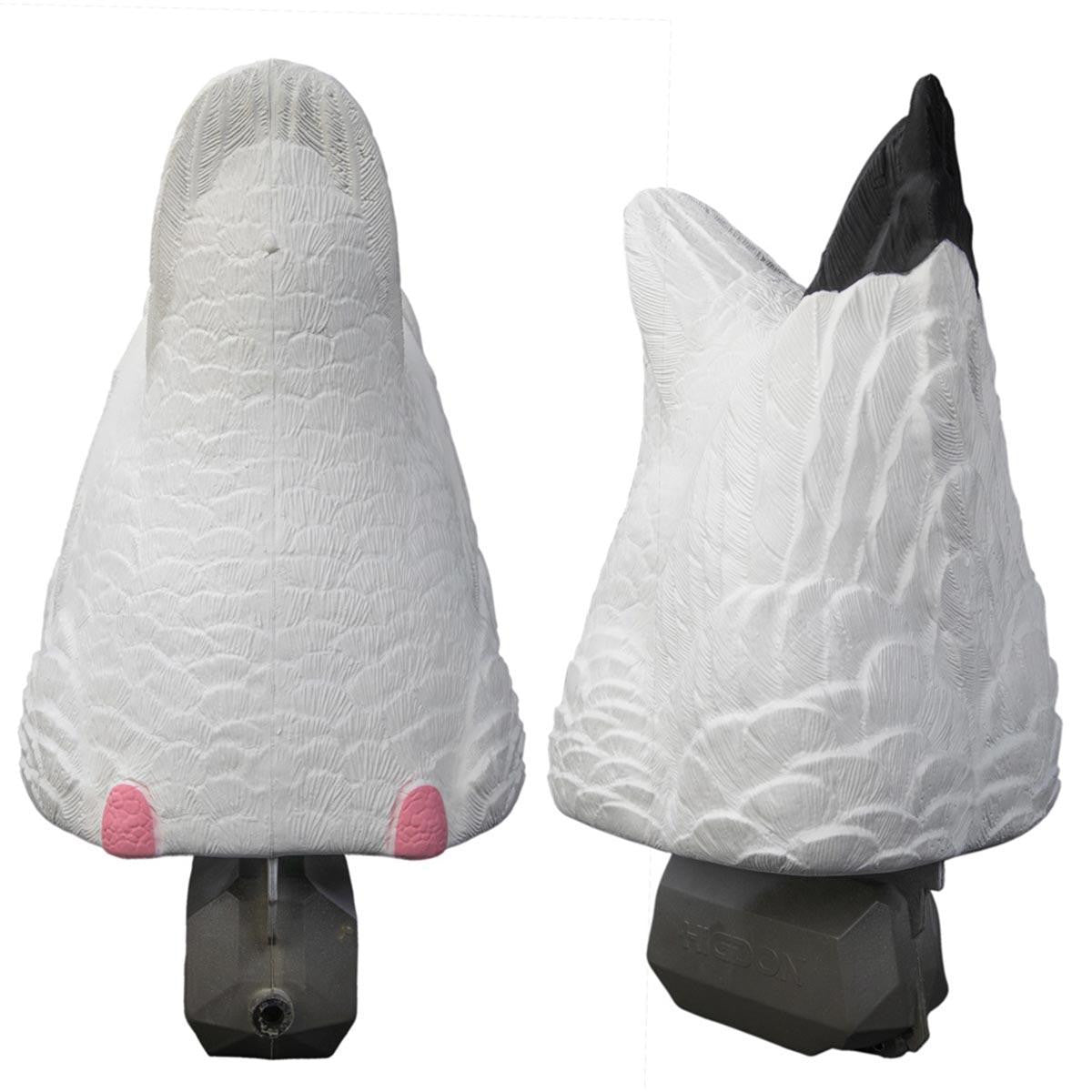 Higdon Outdoors Magnum Foam-Filled Snow Goose Butt-Up Decoys, 2 Pack Image