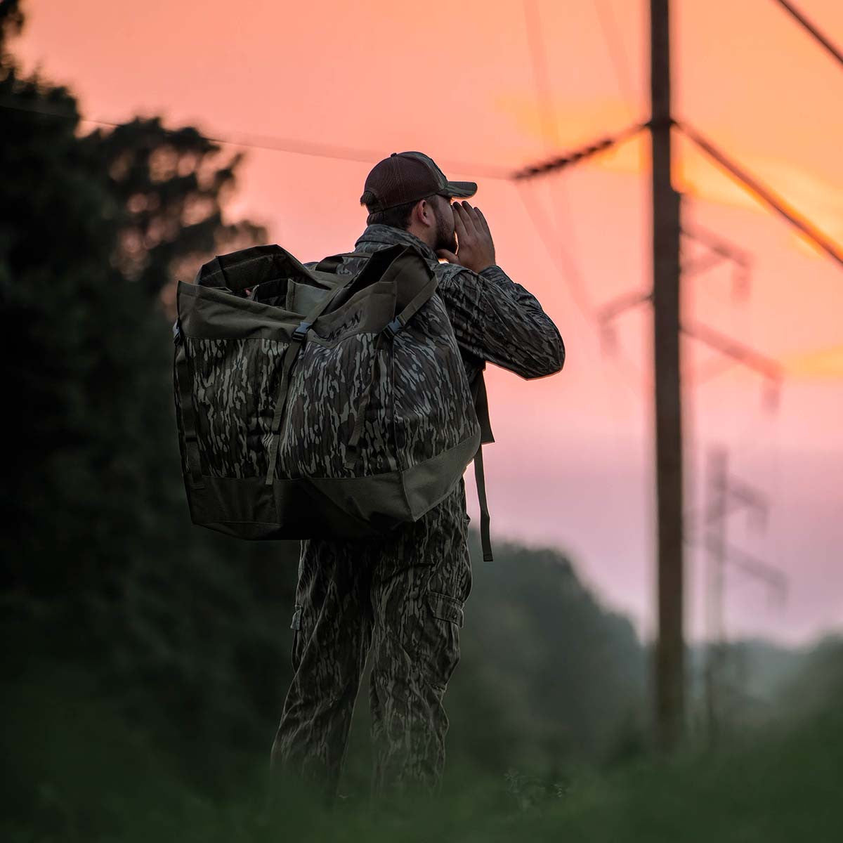 Higdon Outdoors X-Slot Universal Turkey Decoy Bag Field Image