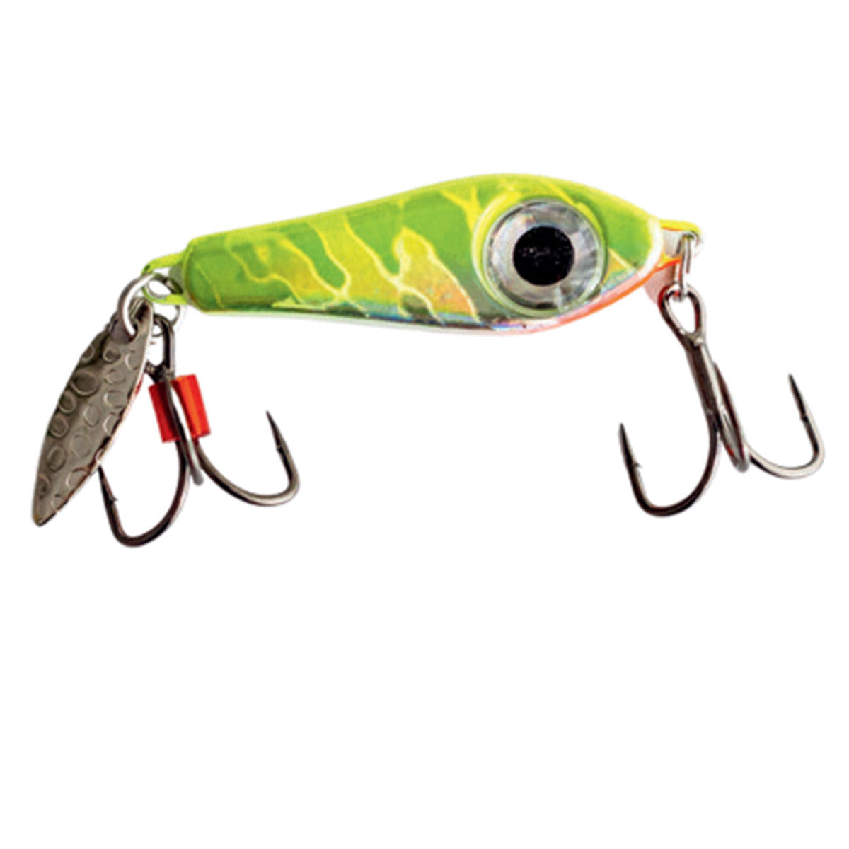 Image of Head Hunter Lures Rock Knocker Spoon in Chartreuse Shiner