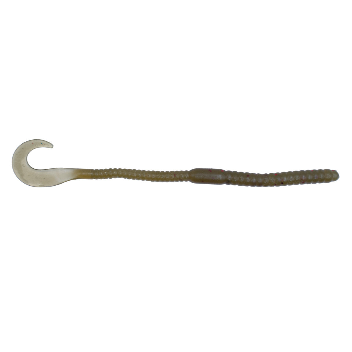Head Hunter Lures 6" Curtail Worm Image in Watermelon Peppered Neon
