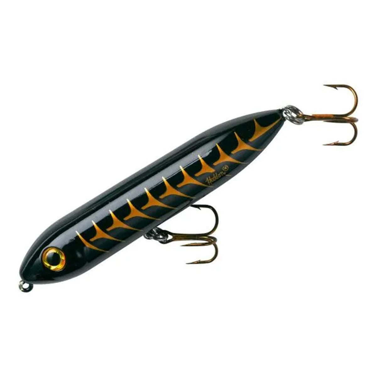 Heddon Super Spook Jr. Fishing Lure Image in Black Shiner Shad