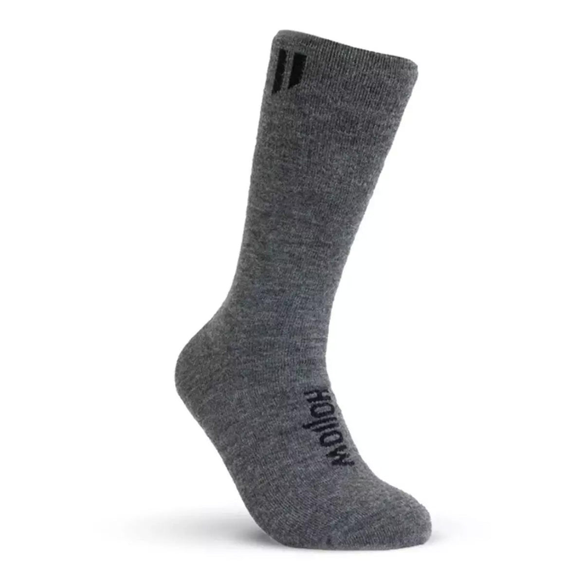 Image of the Hollow Alpaca Boot Socks in Grey