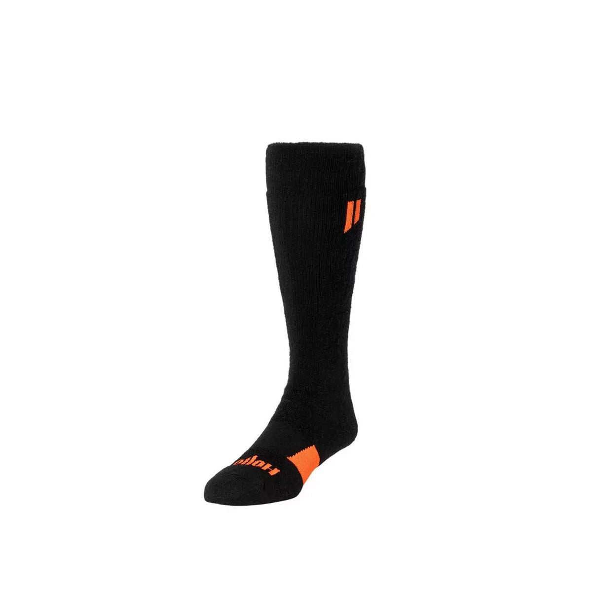 Flipped image of the Hollow Alpaca Socks Hunt Over The Calf.