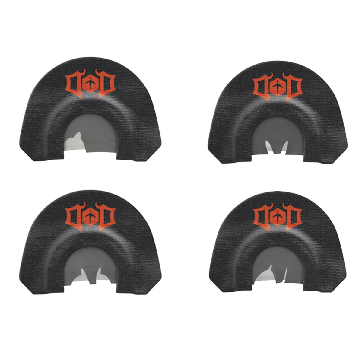 Drury Outdoors Signature Tongue Turkey Series Mouth Calls - 4 Pack