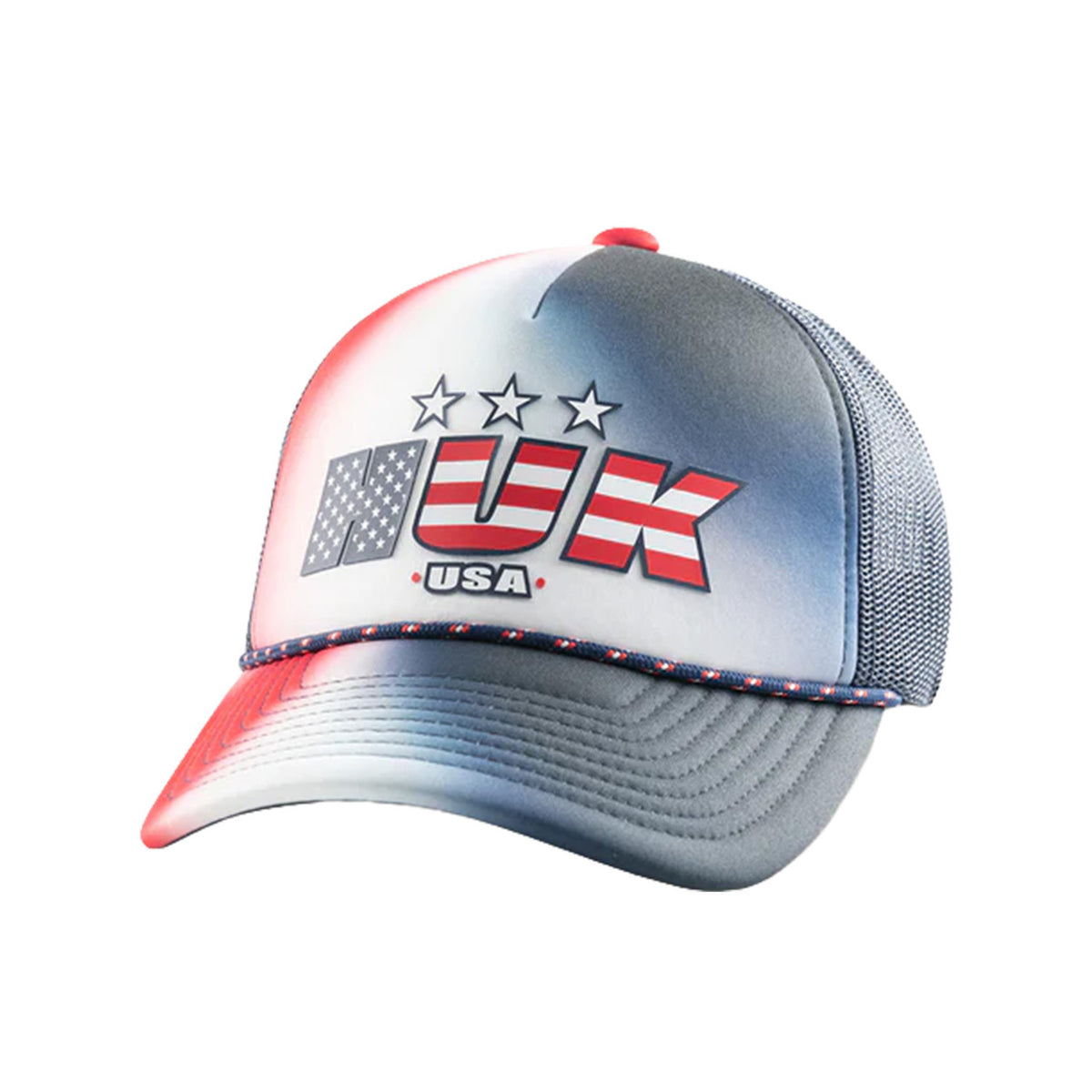 Image of the Huk United 110 Foam Trucker Hat in Naval Academy