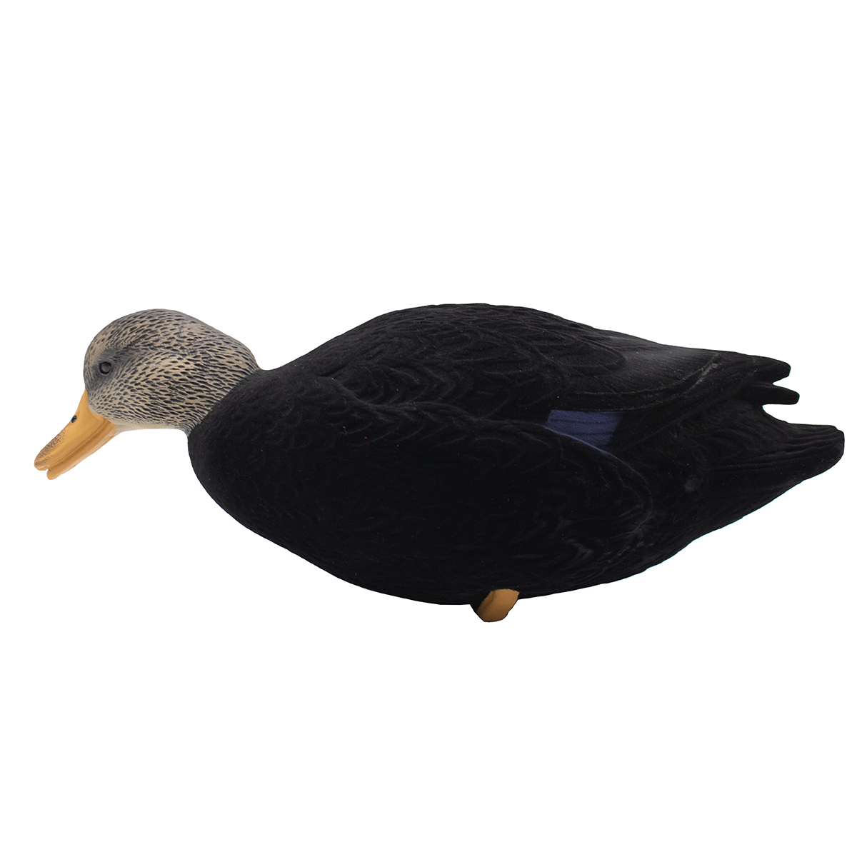 Final Approach LIVE Flocked Full Body Black Duck Decoys