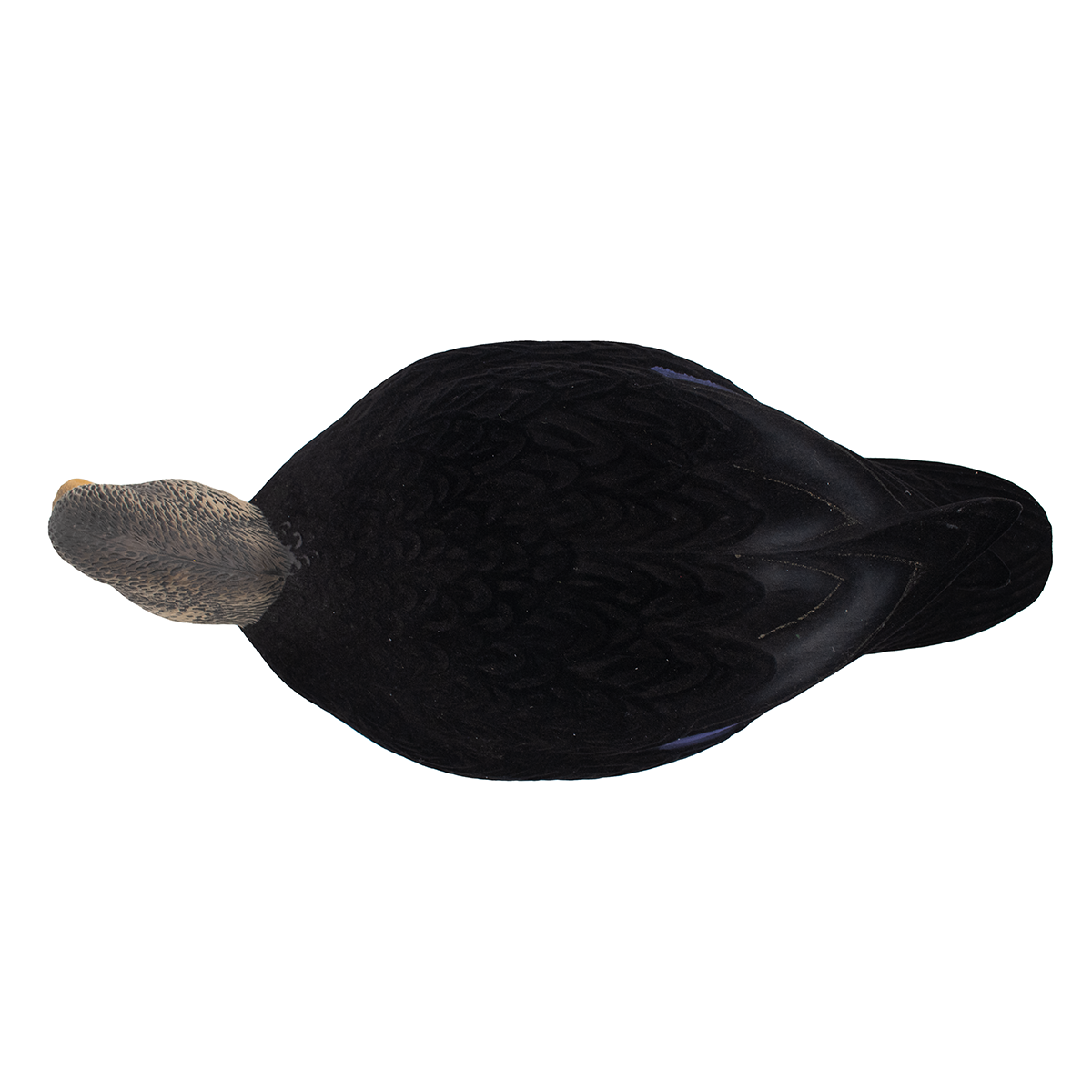 Final Approach LIVE Flocked Full Body Black Duck Decoys