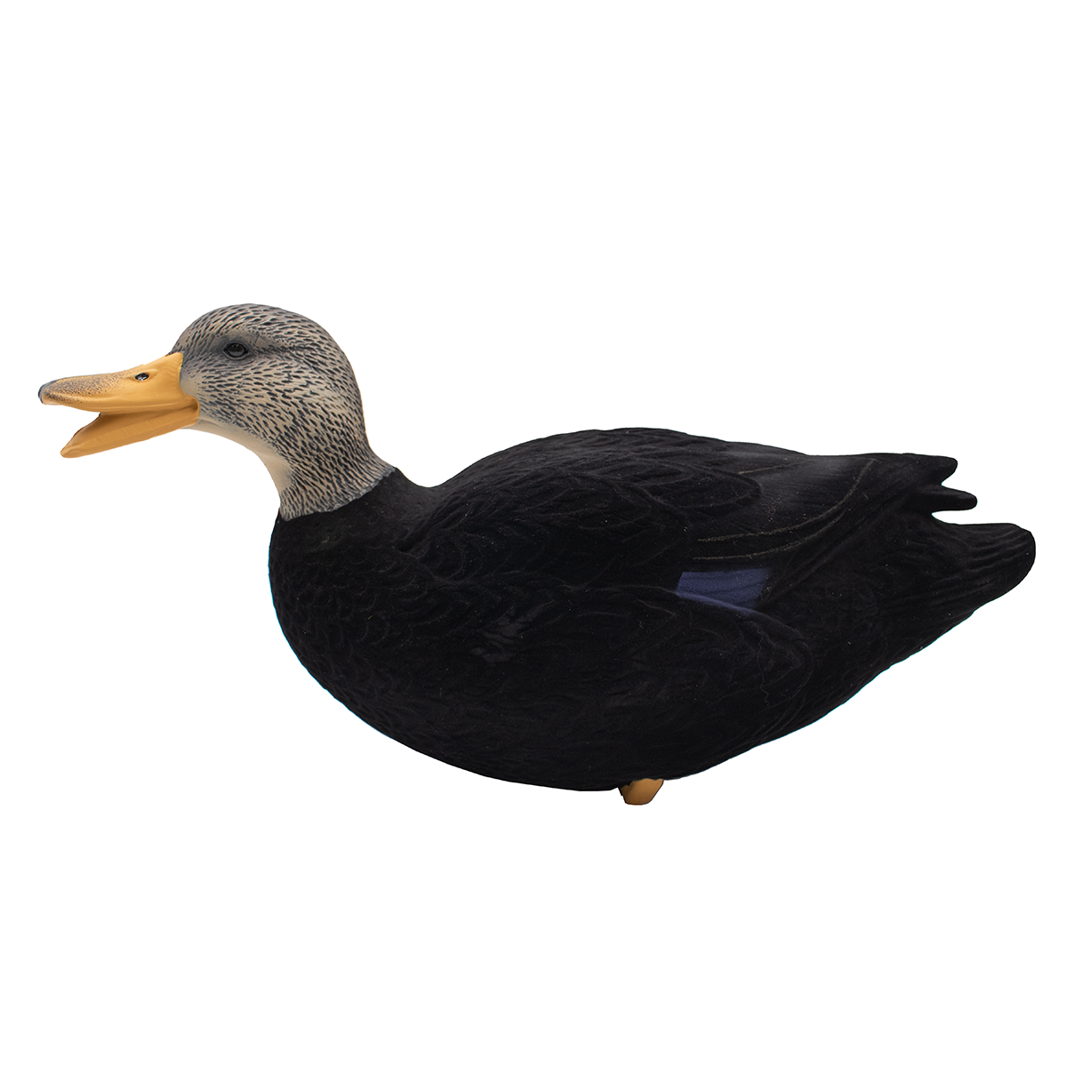 Final Approach LIVE Flocked Full Body Black Duck Decoys