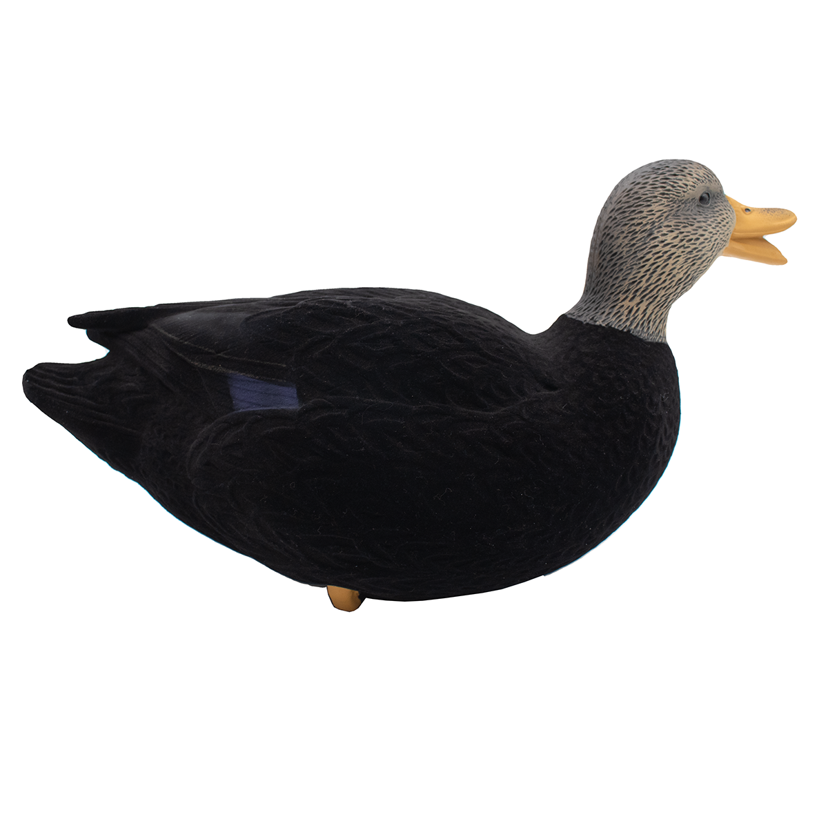 Final Approach LIVE Flocked Full Body Black Duck Decoys