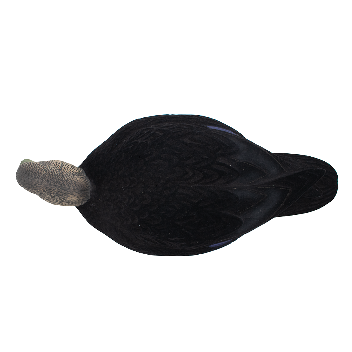 Final Approach LIVE Flocked Full Body Black Duck Decoys