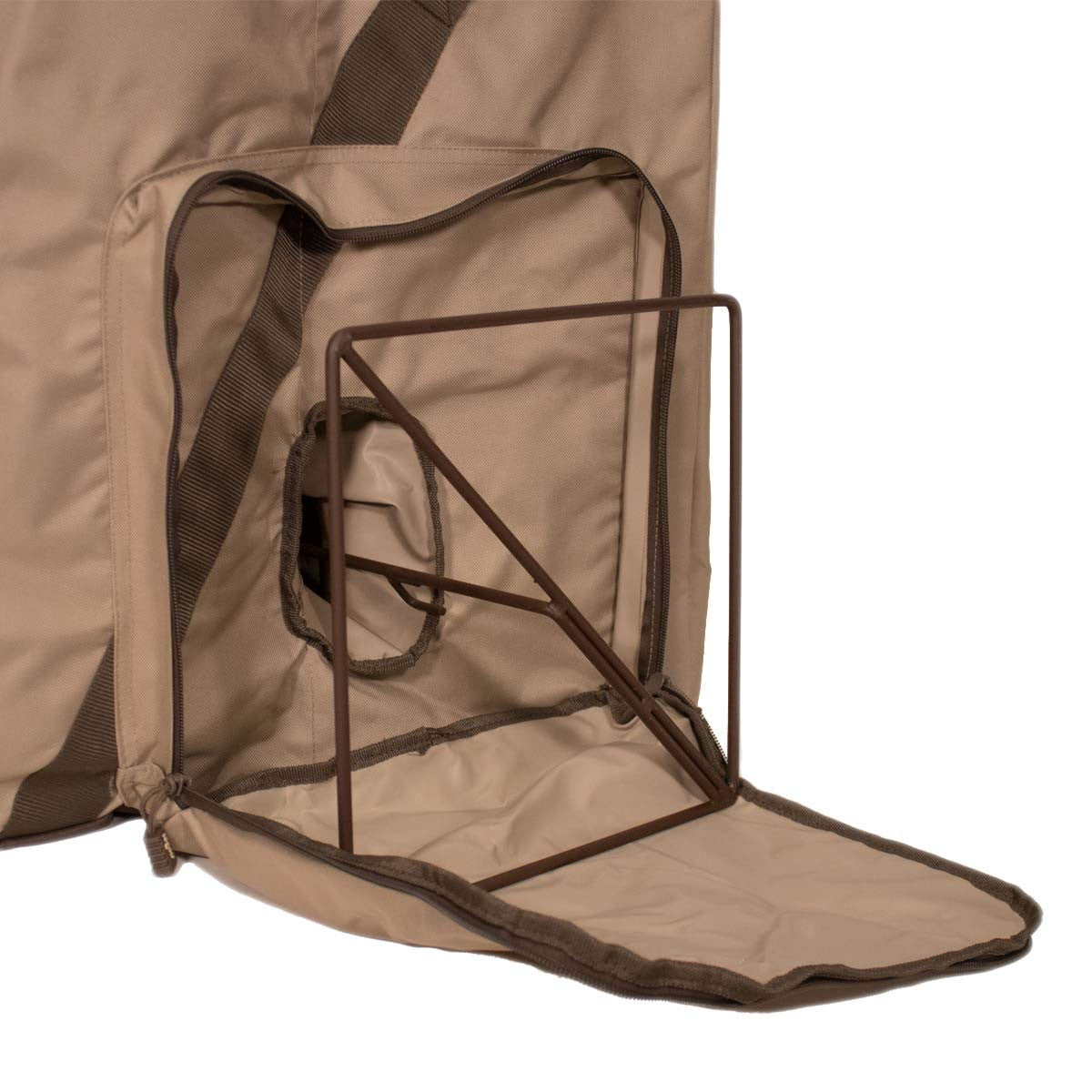 Rogers Elite 6 Slot Full Body Goose Decoy Bag side pocket open image
