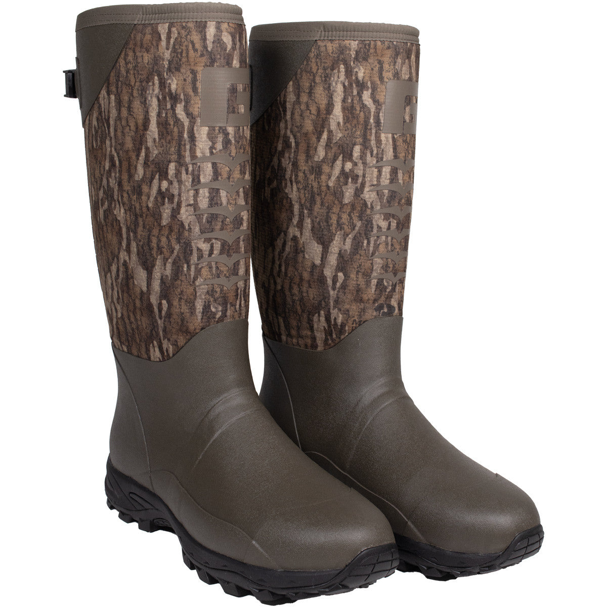 image of Rogers Elite 7MM Neoprene Waterproof Boots in Mossy Oak Bottomland.