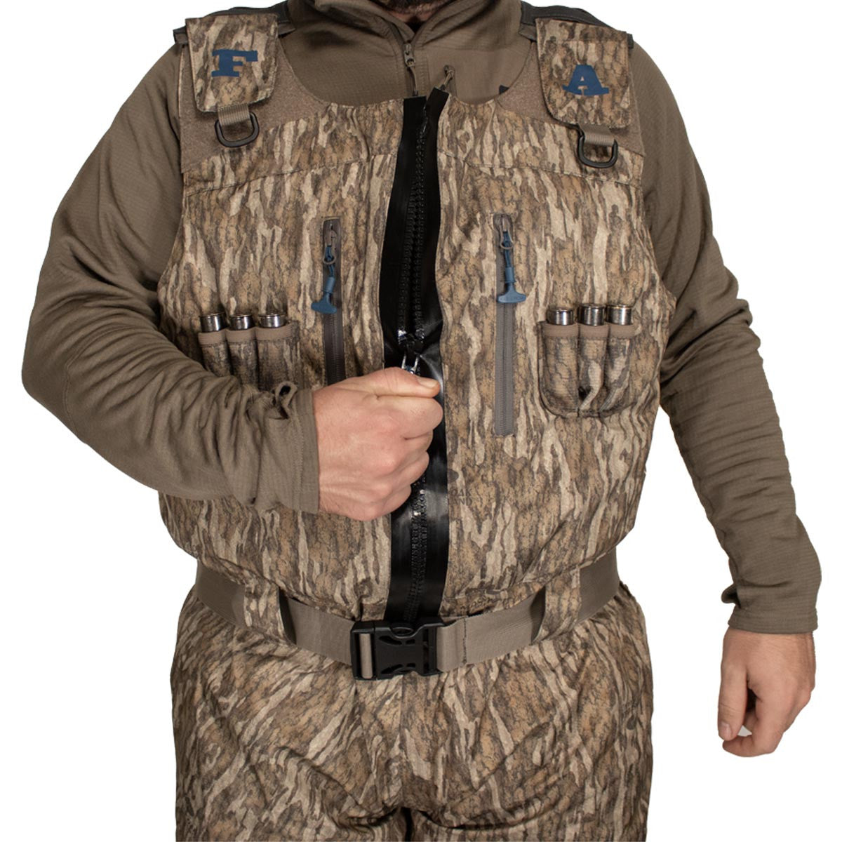 Final Approach Branta 2-in-1 Insulated Breathable Waterfowl Waders - Mossy Oak Bottomland