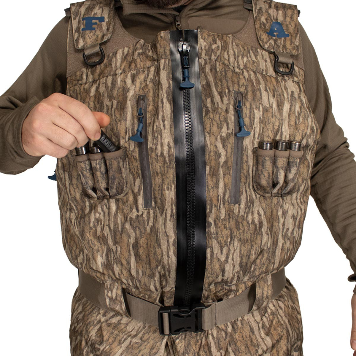 Final Approach Branta 2-in-1 Insulated Breathable Waterfowl Waders - Mossy Oak Bottomland