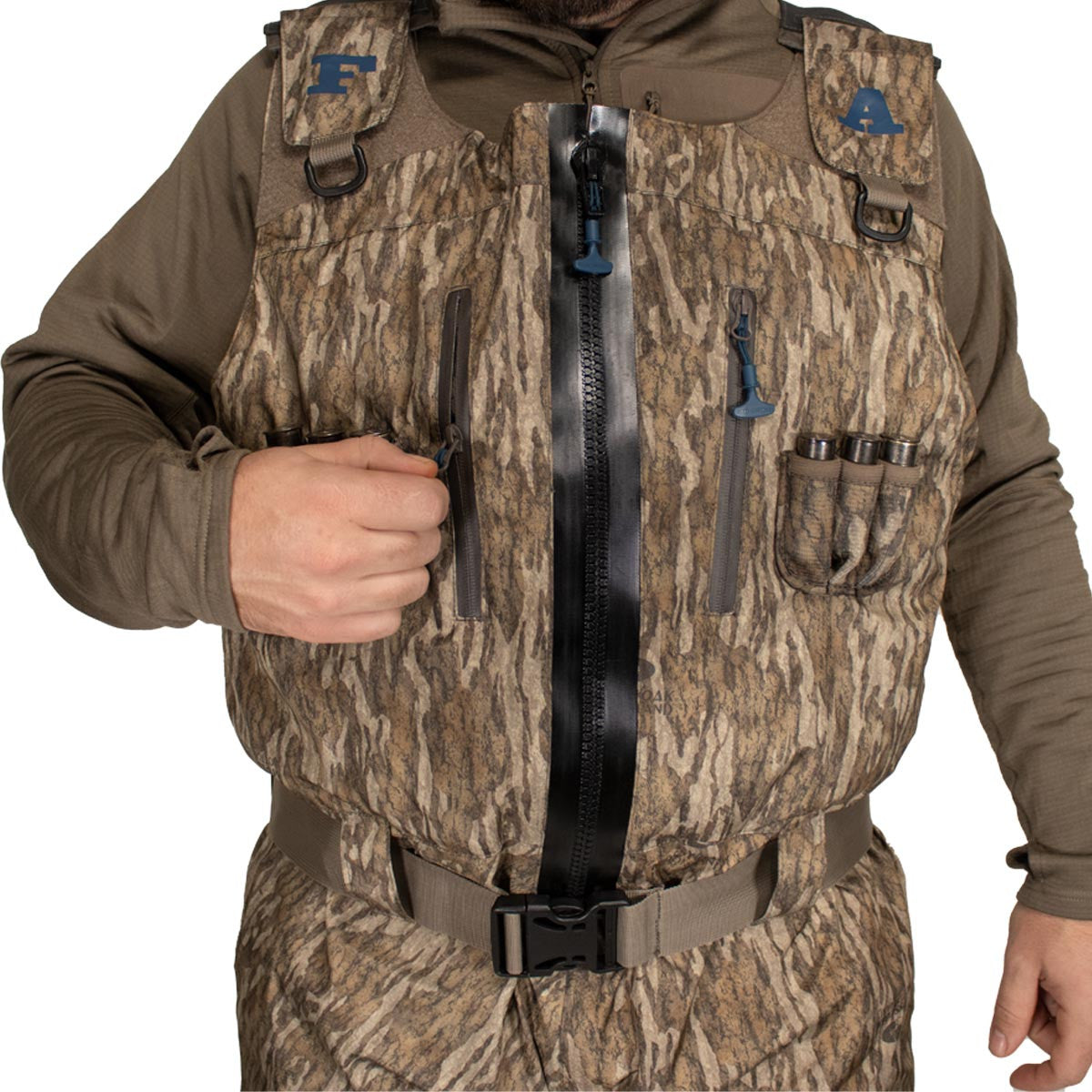 Final Approach Branta 2-in-1 Insulated Breathable Waterfowl Waders - Mossy Oak Bottomland