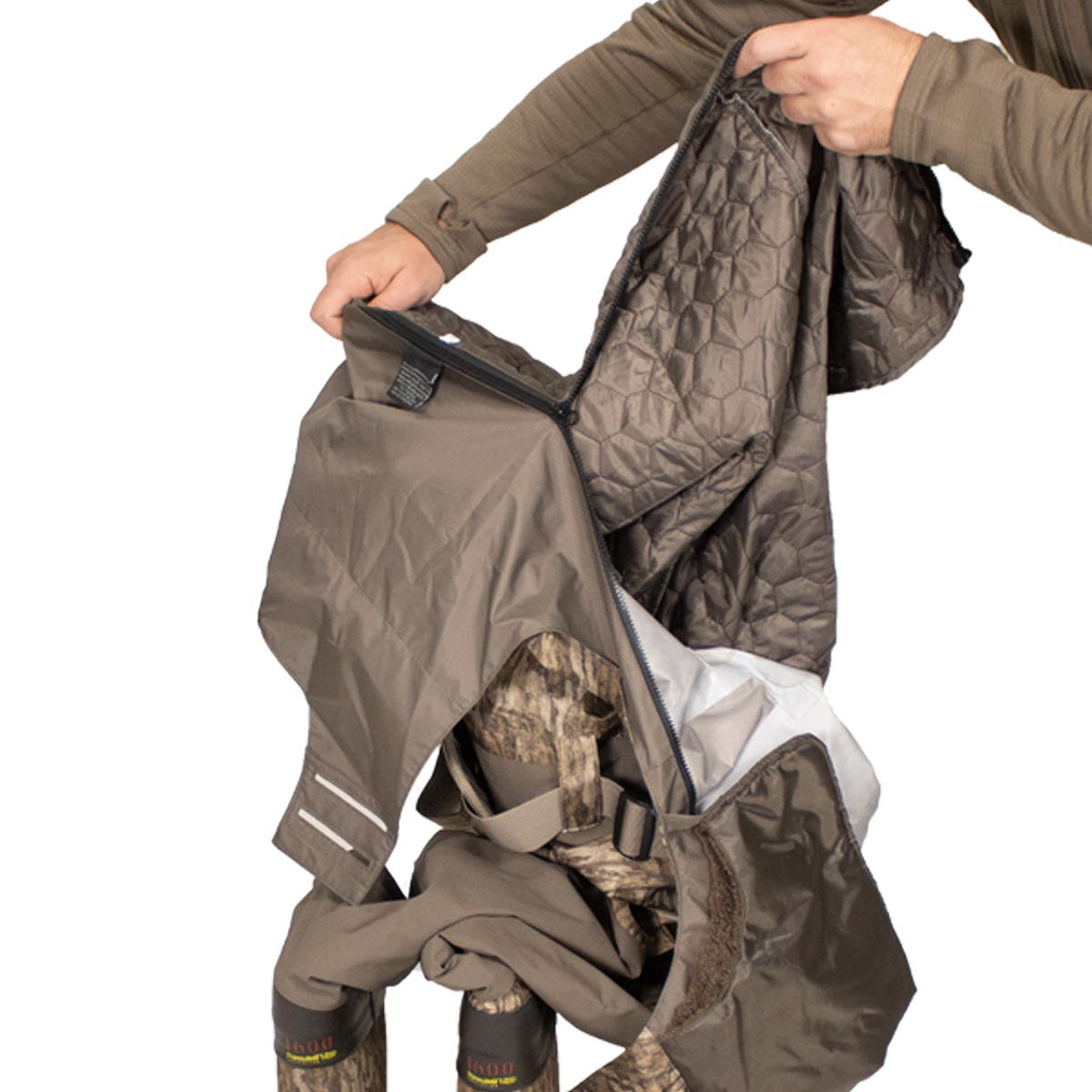 Final Approach Branta 2-in-1 Insulated Breathable Waterfowl Waders - Mossy Oak Bottomland