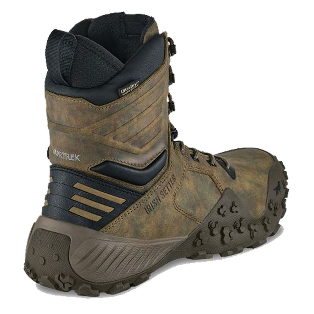 Irish Setter VaprTrek 8" 400g Waterproof Leather Camo Boot Back Image