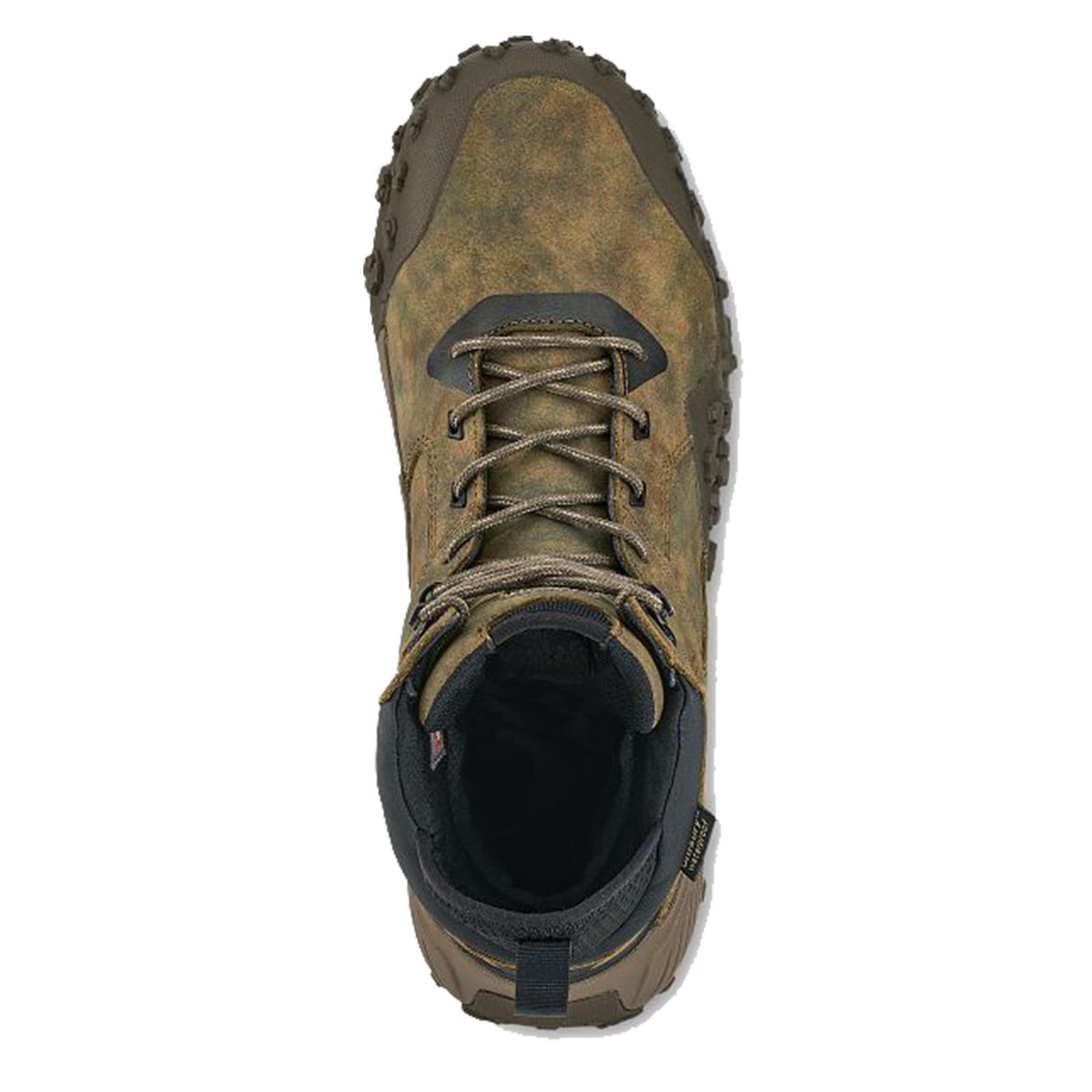 Irish Setter VaprTrek 8" 400g Waterproof Leather Camo Boot Top Image