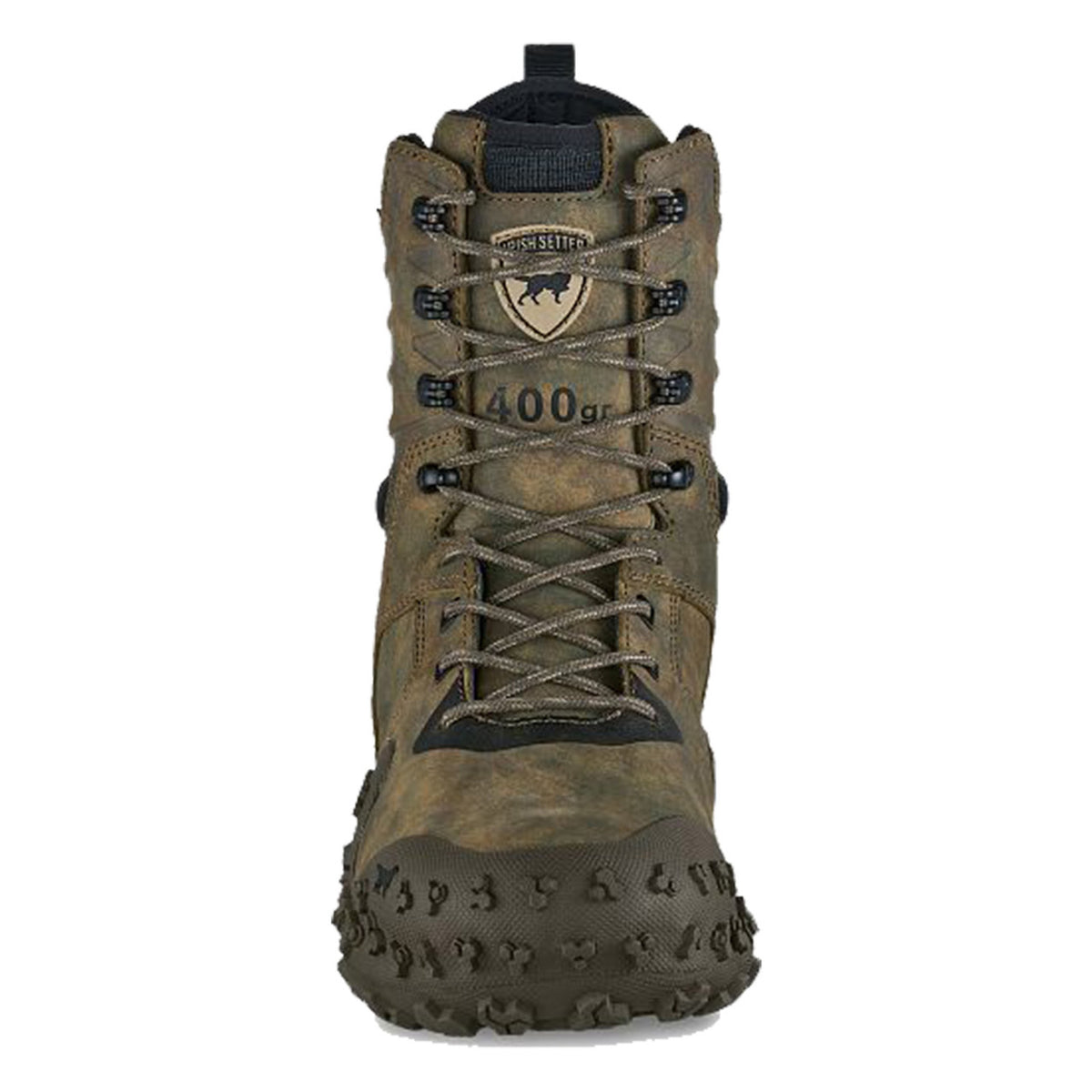 Irish Setter VaprTrek 8" 400g Waterproof Leather Camo Boot Front Image