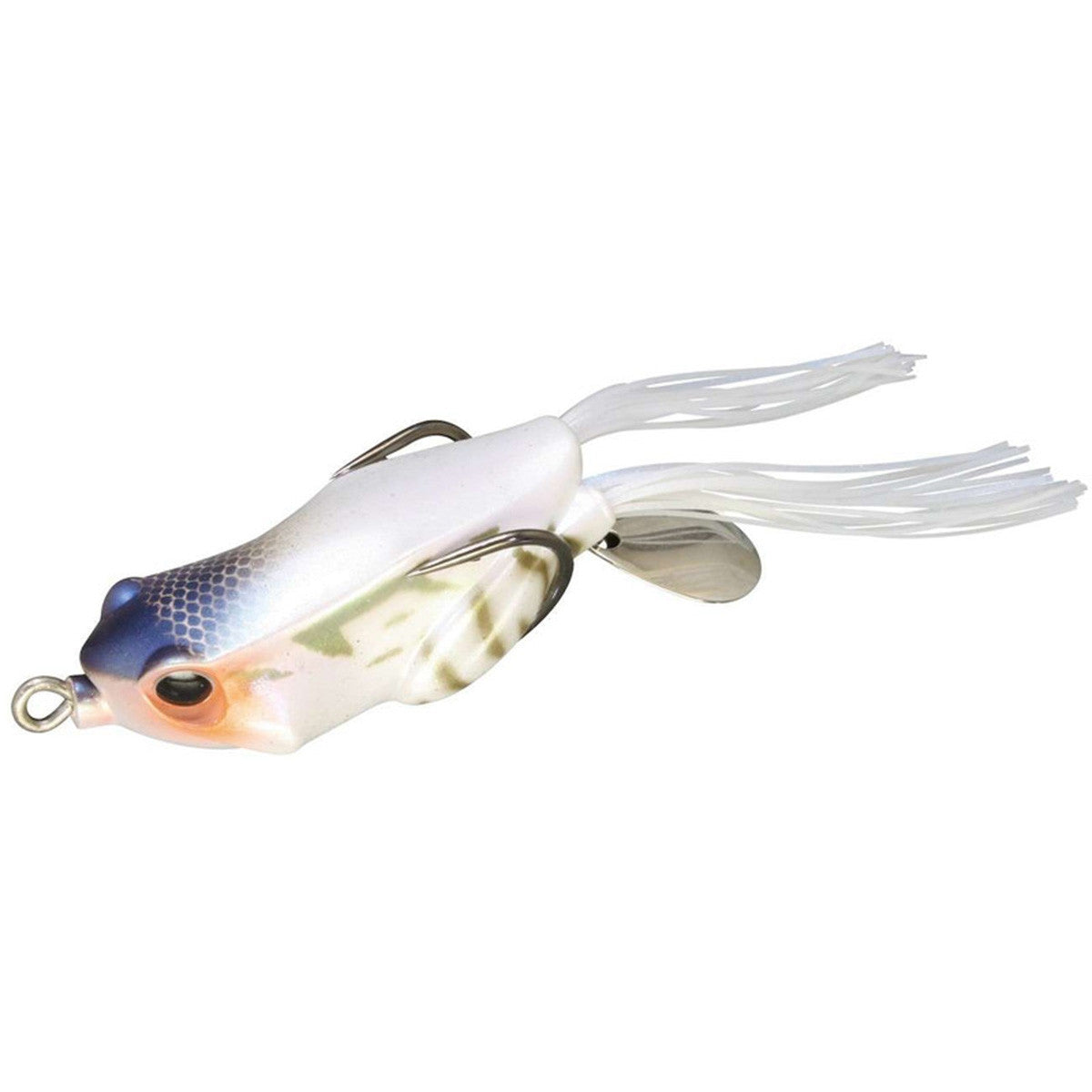 image of Jackall Kaera S2 Beat Frog Topwater Lure in White.