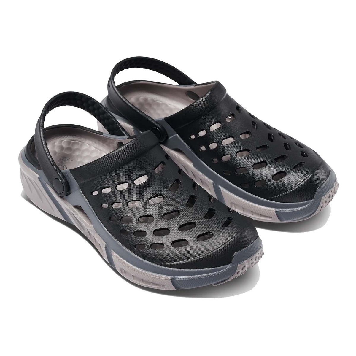 Image of the Joybees Trekking Clog in Black-Charcoal