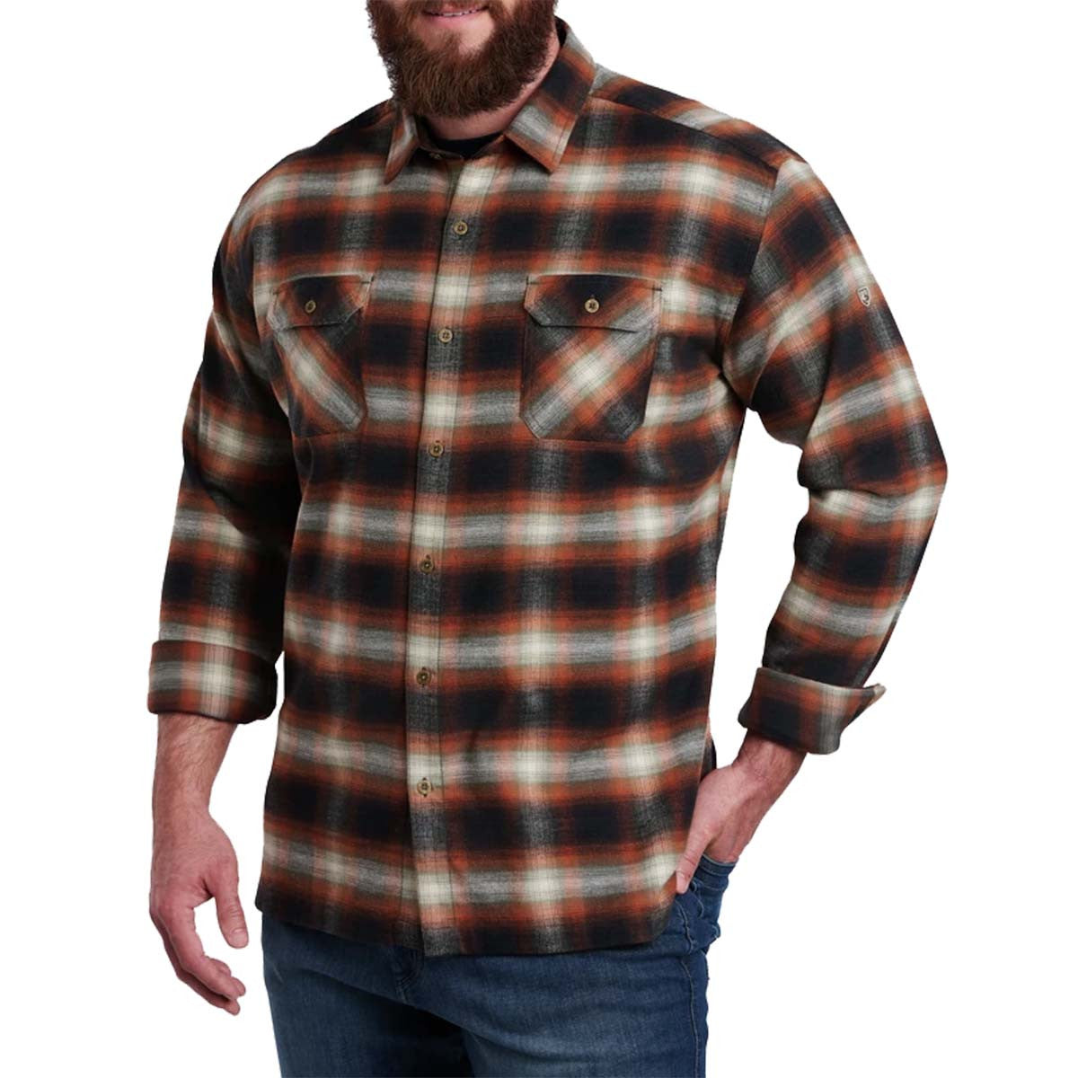 Kuhl Dillingr Flannel Long Sleeve Shirt image in Redrock Falls