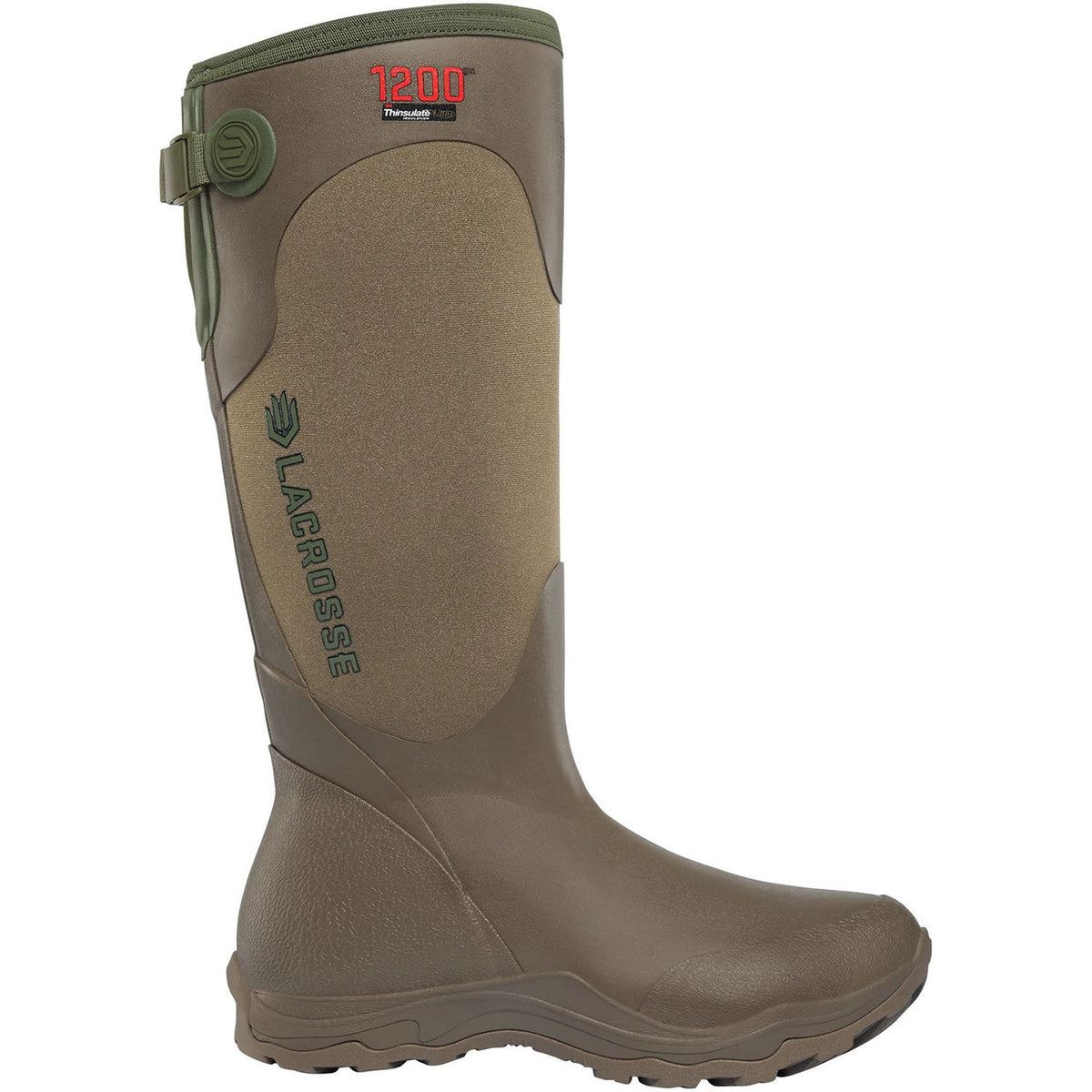 Image of the LaCrosse Women's Alpha Agility 15" Brown/Green 1200G.