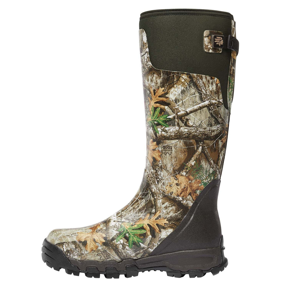 LaCrosse Alphaburly Pro 18" 400G Hunting Boots, Realtree Edge Left Side Image