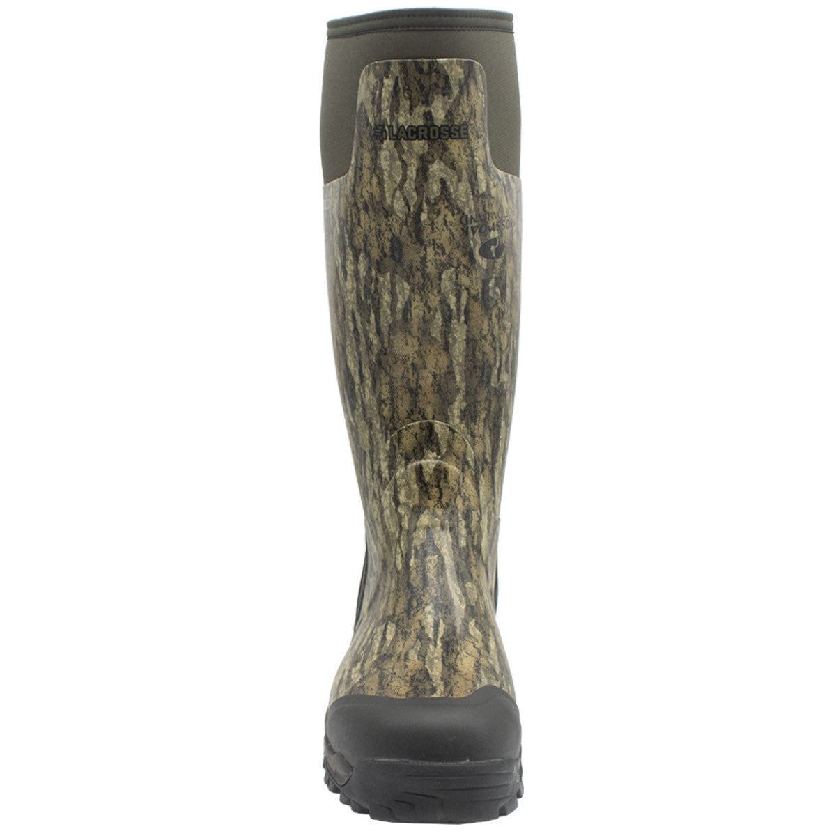 LaCrosse Alphaburly Pro Mossy Oak Bottomland Men's Pull On Boots Front Image