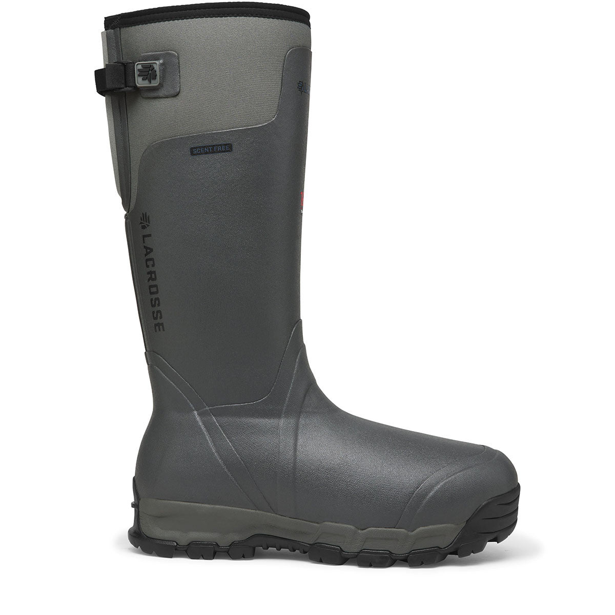 Lacrosse Alphaburly Pro 18" Grey Sky 1600G Pull On Boots