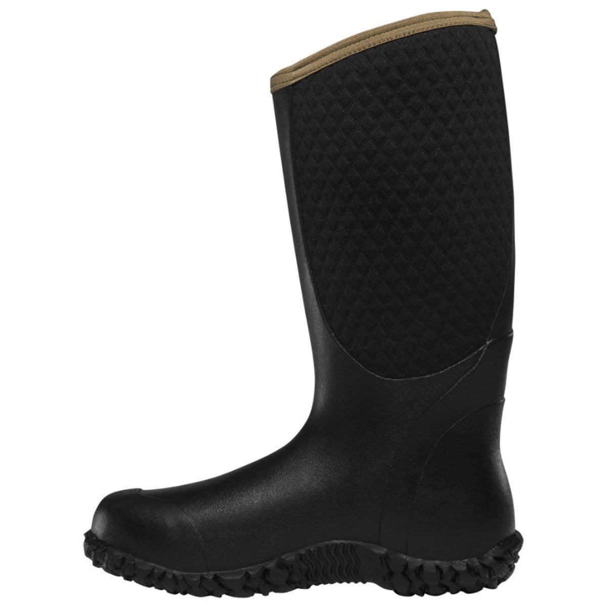 LaCrosse Women's Alpha Lite 14" Black/Tan 5.0MM Pull On Boots side image