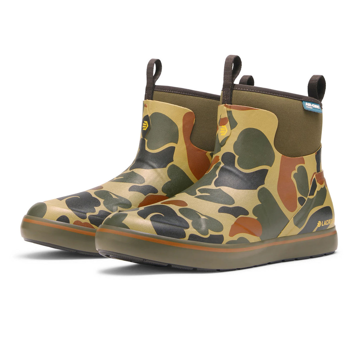 Pair Image of the Lacrosse 6" Alpha Deck Boot in Hardwoods Duck Camo
