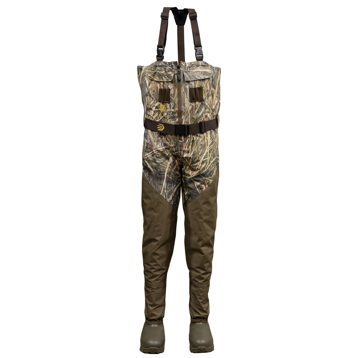 Image of the Lacrosse Alpha Agility Zip Waders with 1600 Thinsulate Boot in Mossy Oak Shadow Grass Habitat