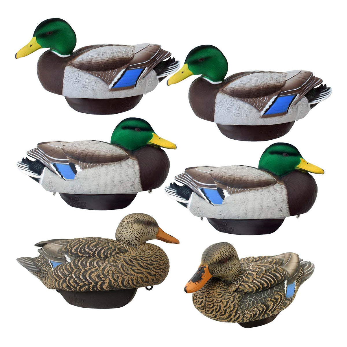 Heyday HydroFoam Flocked Mallard Decoys 6 Pack Image
