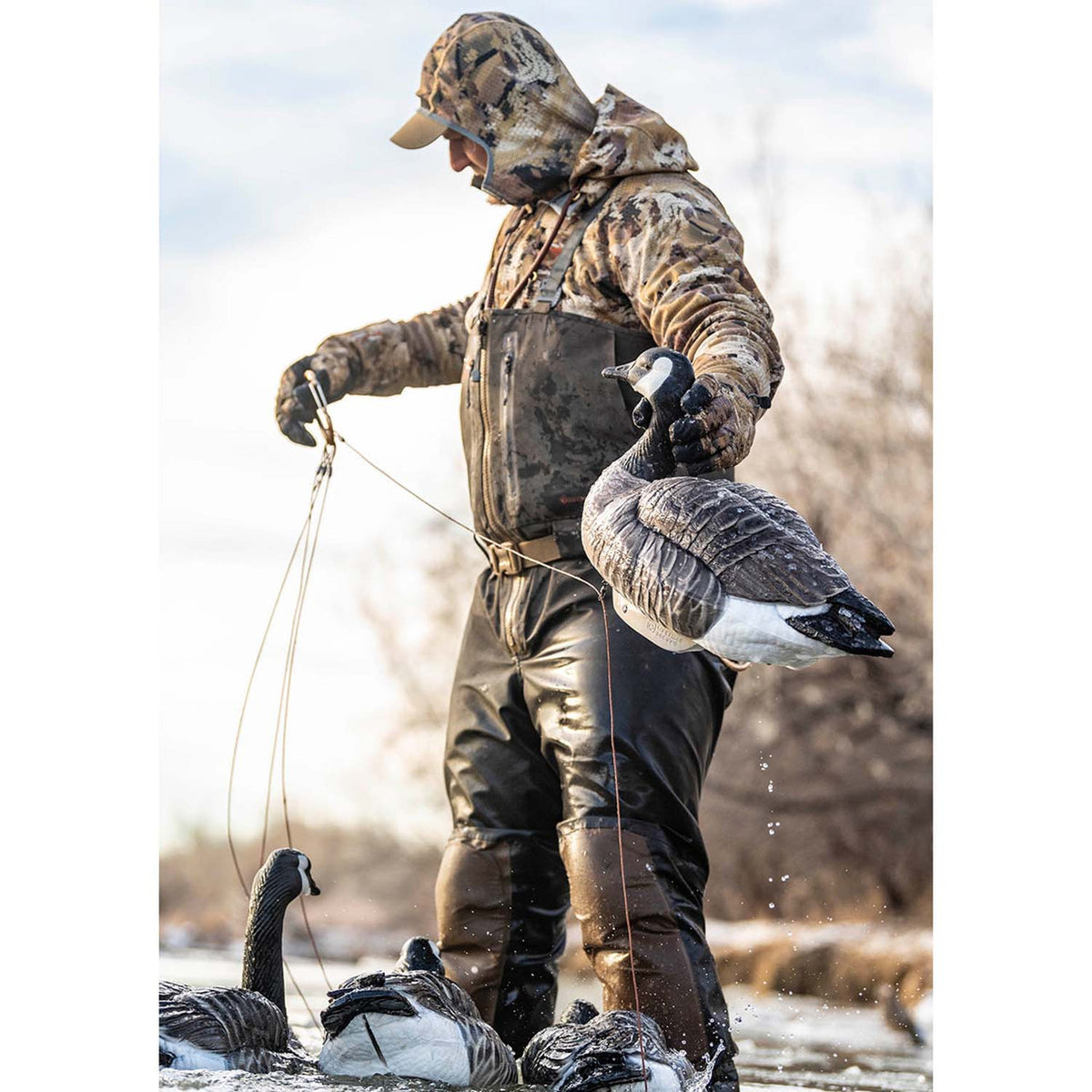 Heyday Outdoors HydroFoam Canada Goose Floater Decoy Lifestyle Image
